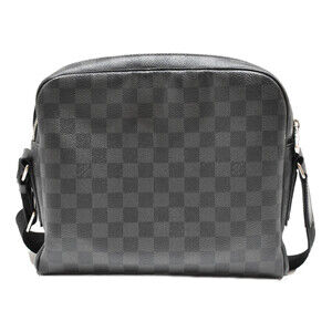Louis Vuitton Canvas Black Damier Graphite Dayton Bag Gray Shoulder